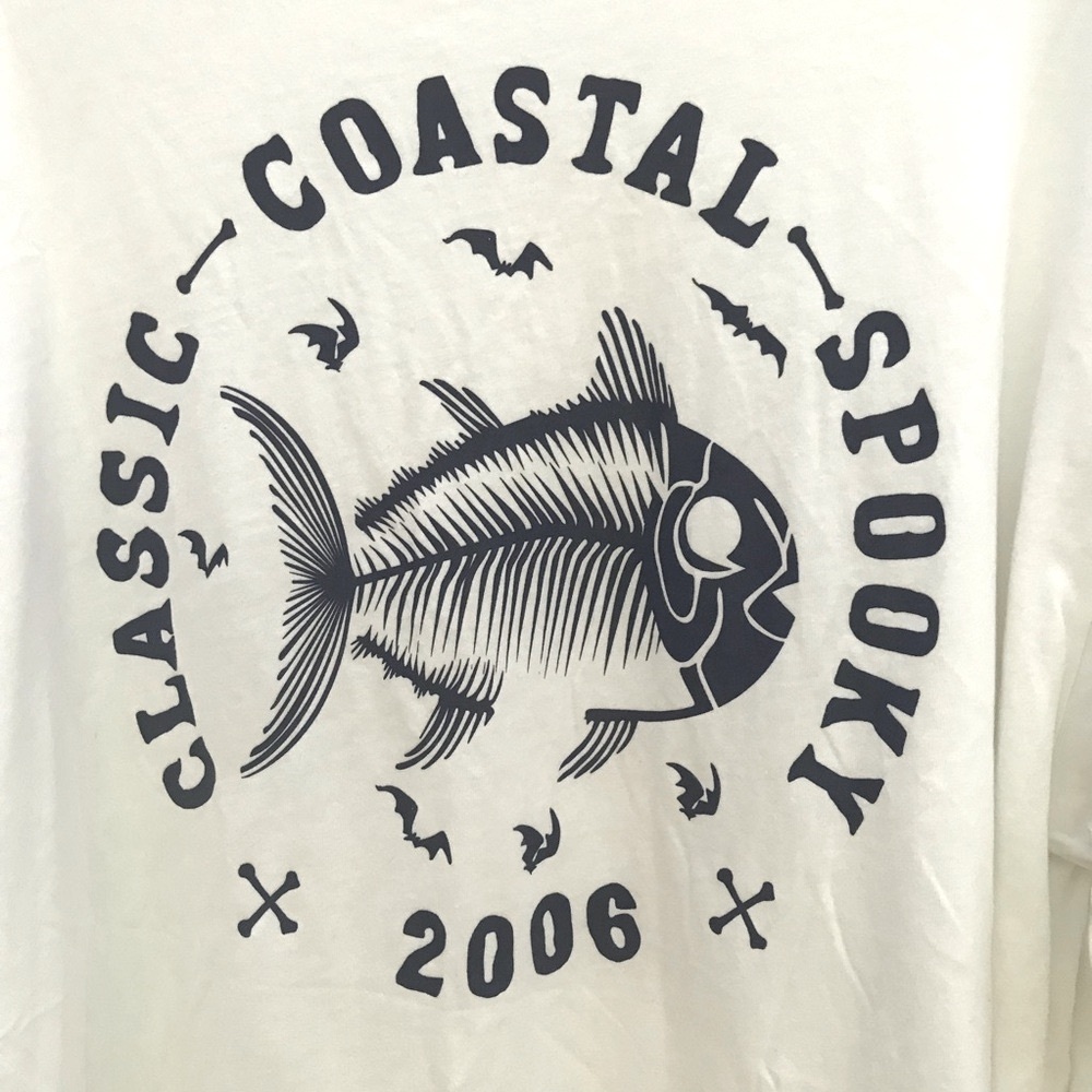 SOUTHERN TIDE Classic Coastal Spooky Glow-in-the-Dark Long Sleeve T-Shirt - Picture 11 of 14